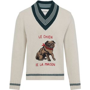Valentino - Le Chien De La Maison - Wollen Trui - Beige