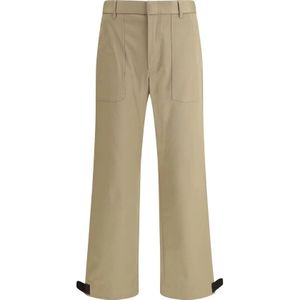 Brioni, Heren, Broeken, Beige, Maat: L Katoen,