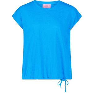 Betty Barclay - Trekkoordshirt - Blauw - Dames - Gestructureerd