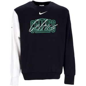 Nike - Courtside Fleece Crewneck - Sweatshirt - Zwart