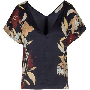 Jucca, Dames, Blouses & Shirts, Veelkleurig, Maat: M Satijn,