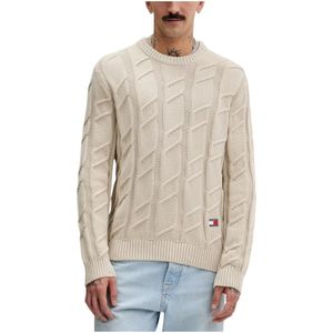 Tommy Jeans Trui  beige / navy / rood / wit