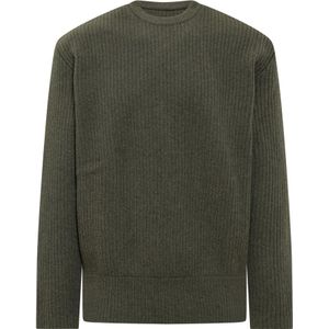 Givenchy - Gebreide Trui - Groen - 100% Lamswol - Ronde Hals - Lange Mouwen