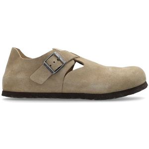 Birkenstock - London - Klomp - Taupe - Suède - Dames