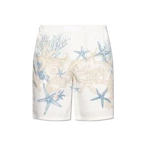 Versace Shorts met het Barocco Sea-motief , Multicolor , Heren , Maat: XL