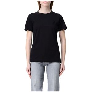 Dondup, Dames, Tops, Zwart, Maat: L Katoen,