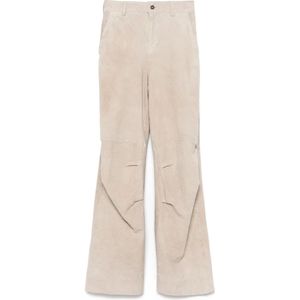 Salvatore Santoro, Dames, Broeken, Grijs, Maat: XS Zijde,