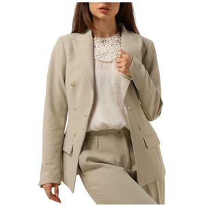 Summum Woman, Dames, Jassen, Beige, Maat: XS Leer,