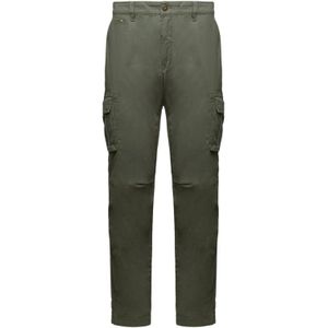 Aeronautica Militare, Heren, Broeken, Grijs, Maat: M Katoen,