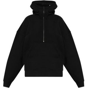 Saint Laurent, Dames, Sweatshirts & Hoodies, Zwart, Maat: S Katoen,