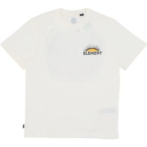 Element, Heren, Tops, Wit, Maat: XL Katoen,