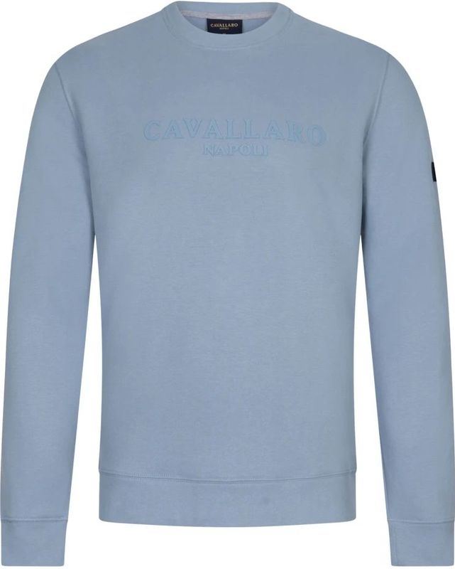Cavallaro - Enego R Neck Sweat - Lichtblauw - Sweatshirt