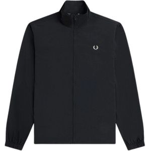 Fred Perry, Heren, Jassen, Zwart, Maat: 2XL Nylon,