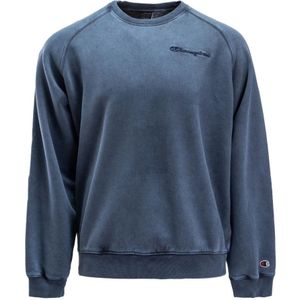 Champion, Heren, Sweatshirts & Hoodies, Blauw, Maat: M Katoen,