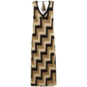 Akep, Dames, Jurken, Veelkleurig, Maat: XS