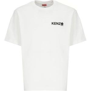 Kenzo, Heren, Tops, Wit, Maat: L Katoen,