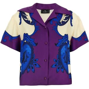 Etro, Dames, Blouses & Shirts, Veelkleurig, Maat: S