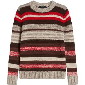 Weekend Max Mara, Dames, Truien, Veelkleurig, Maat: XS Wol,