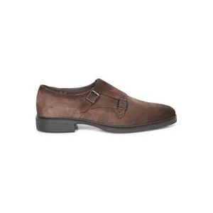 Santoni Bruine Loafer Schoenen voor Mannen , Brown , Heren , Maat: 43 EU