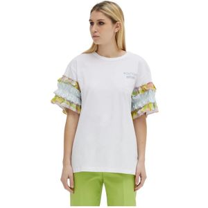 Moschino, Dames, Tops, Wit, Maat: XS Katoen,