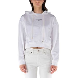 Stella McCartney, Dames, Sweatshirts & Hoodies, Wit, Maat: 3XS Katoen,
