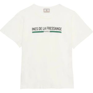 Ines de la Fressange Paris, Dames, Tops, Wit, Maat: XS Katoen,