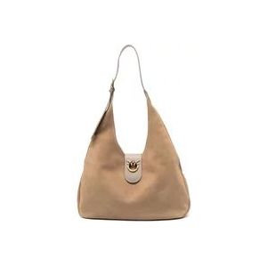 Pinko Shoulder Bags , Brown , Dames , Maat: ONE Size