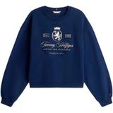 TOMMY HILFIGER - Sweatshirt - Navy - Ronde Hals - Lange Mouw