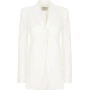 Sportmax, Dames, Jassen, Wit, Maat: S