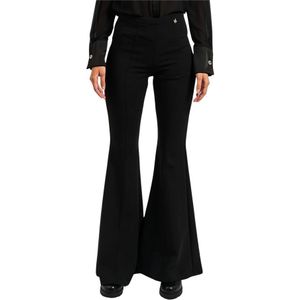 Silvian Heach, Dames, Broeken, Zwart, Maat: 2XS Poliester,