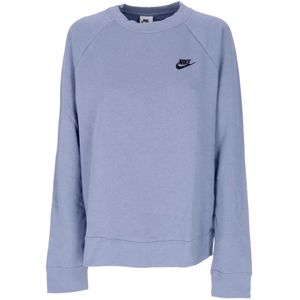Nike, Heren, Sweatshirts & Hoodies, Blauw, Maat: S Katoen,