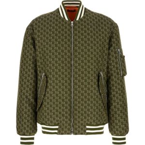 Gucci, Heren, Jassen, Groen, Maat: M