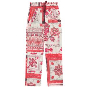 Isabel Marant, Dames, Broeken, Rood, Maat: 2XS Katoen,