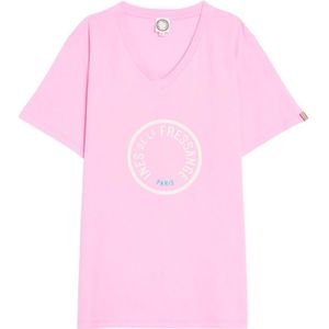 Ines de la Fressange Paris, Dames, Tops, Roze, Maat: XS Katoen,
