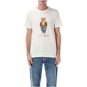 Polo Ralph Lauren, Heren, Tops, Wit, Maat: L Katoen,