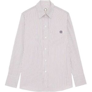 Ines de la Fressange Paris, Dames, Blouses & Shirts, Veelkleurig, Maat: 2XS Denim,