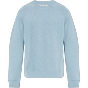 Zadig & Voltaire, Heren, Sweatshirts & Hoodies, Blauw, Maat: M Katoen,