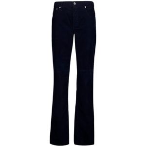 Brunello Cucinelli, Heren, Broeken, Blauw, Maat: 2XL Corduroy,