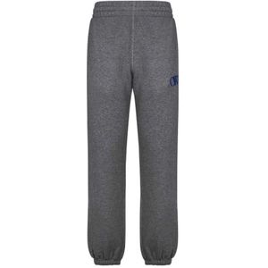 Off White, Dames, Broeken, Grijs, Maat: M Katoen,