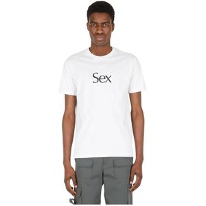 More Joy, Heren, Tops, Wit, Maat: 2XS Katoen,