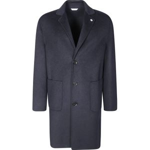 Manuel Ritz, Heren, Mantels, Blauw, Maat: S