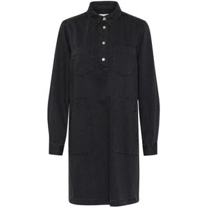 Part Two, Dames, Jurken, Zwart, Maat: 2XS Denim,