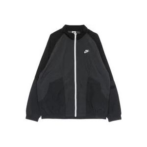 Nike Trendy Ongevoerde Jas voor Mannen , Black , Heren , Maat: XL