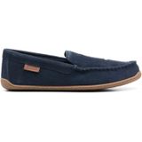Polo Ralph Lauren - Huisslippers - Marineblauw - Leer - Synthetische Voering