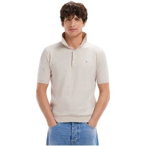 Eden Park, Heren, Tops, Beige, Maat: 2XL Katoen,