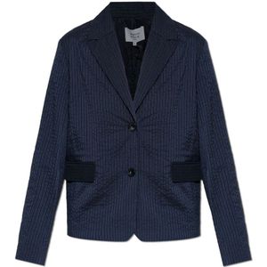 Maison Kitsuné, Dames, Jassen, Blauw, Maat: 2XS Katoen,