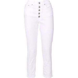 Dondup, Dames, Broeken, Wit, Maat: W25 Katoen,
