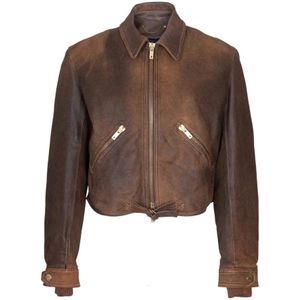 Golden Goose, Dames, Jassen, Bruin, Maat: S