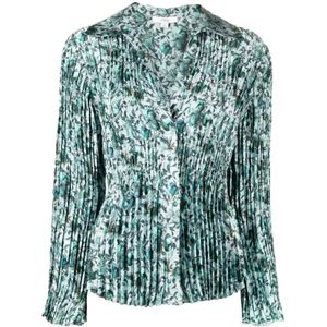 Vince, Dames, Blouses & Shirts, Veelkleurig, Maat: XL Poliester,