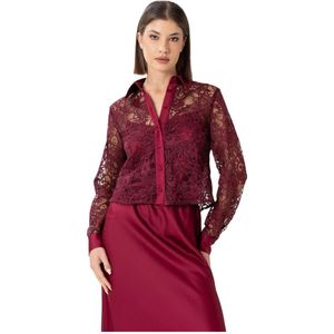 Kocca, Dames, Blouses & Shirts, Rood, Maat: M Zijde,